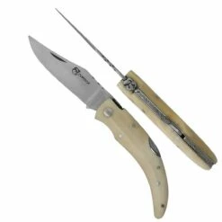 Couteau Pliant Berger 30143 Lame 9 Cm Manche En Os