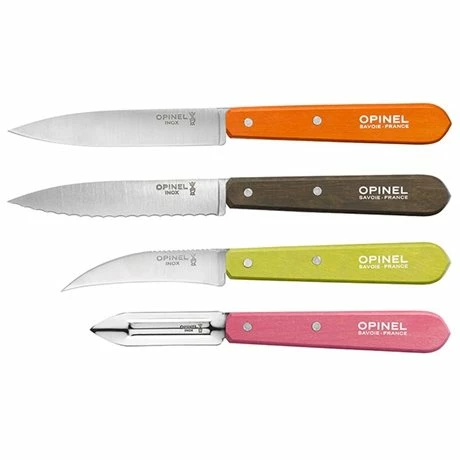 Opinel Coffret 4 Couteaux Essentiels Fifties