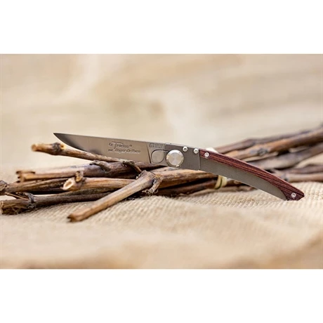 Couteau De Poche Pliable « Le Thiers K-lock » 11 Cm Bois De Violette – Image 2