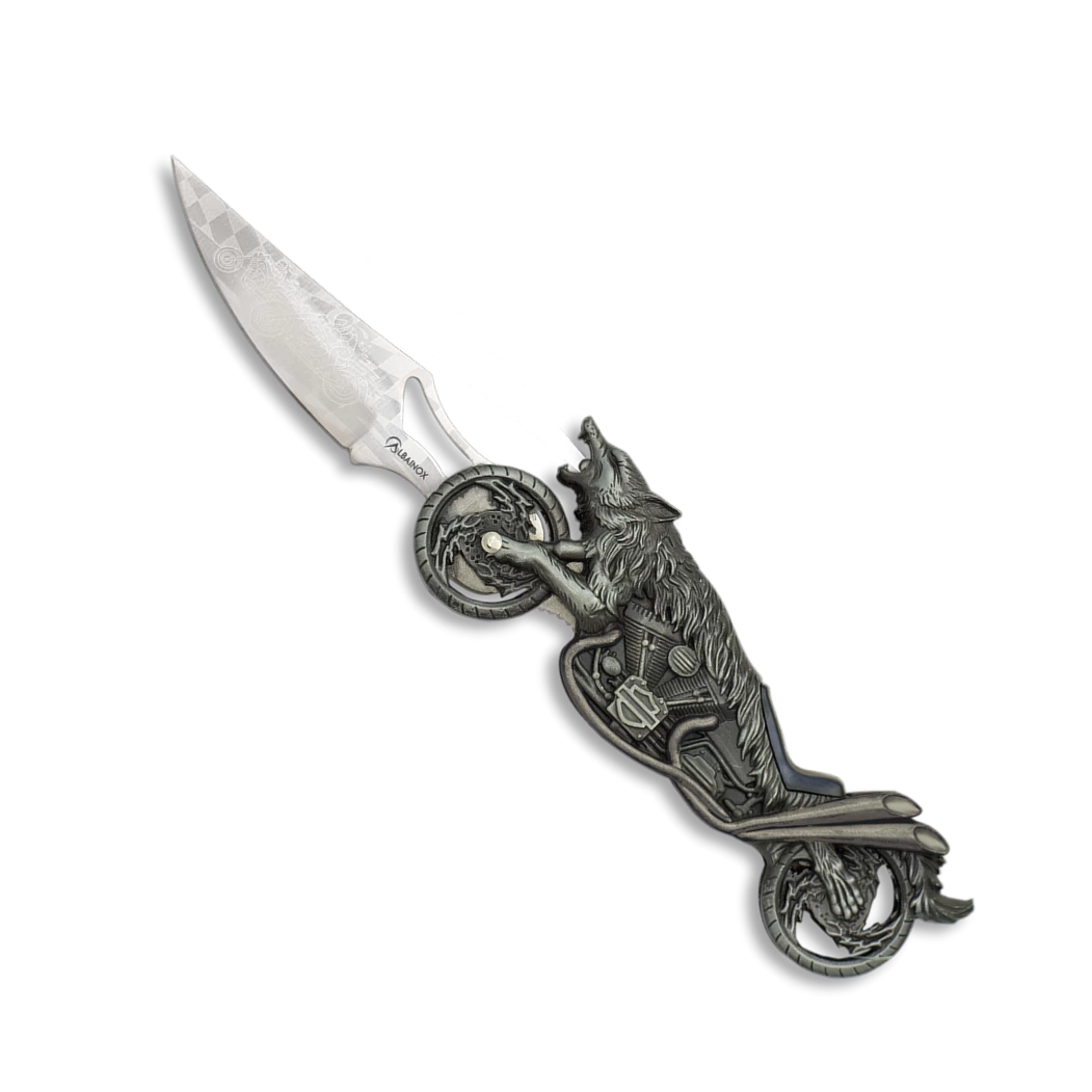 Couteau Pliant Albainox Wolf Rider 18266 Lame 8.5 Cm