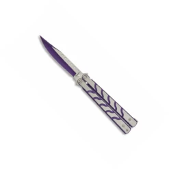 Couteau Papillon ALBAINOX 02158 Violet Lame 9.5 Cm