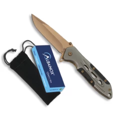 Couteau Pliant Albainox Automatique 18141-A Lame 7.5 Cm