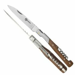 Couteau Pliant Van Corsica 30135 Lame 10.5 Cm Manche En Palissandre + Tire-bouchon